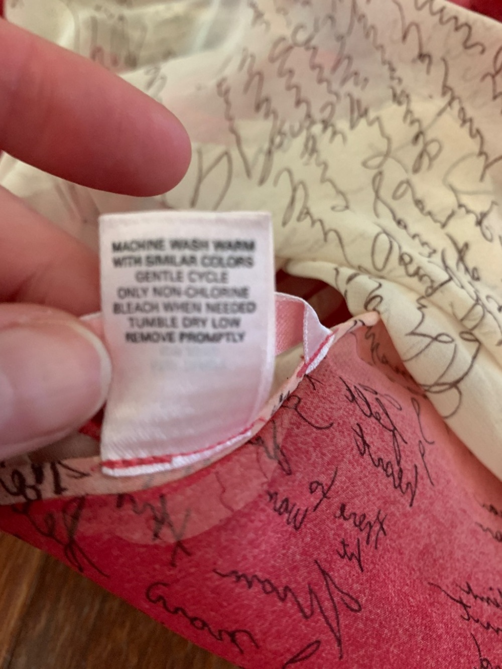 SOLD Rare Vintage 2004 Victoria’s Secret Script Print Ruffle Slip Babydoll XS - Picture 10 of 10